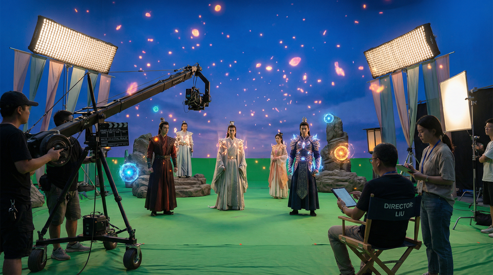 小马拉大车影视传媒视频制作现场